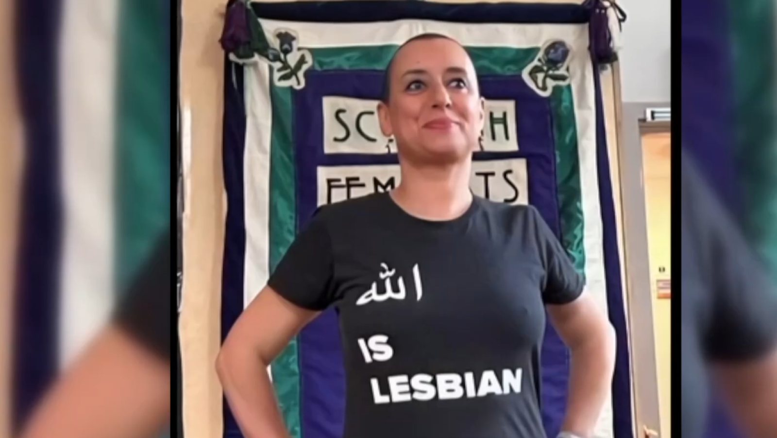 Marruecos juzga a la activista Betty Lachgar por blasfemia tras llevar una camiseta con el eslogan "Alá es lesbiana"