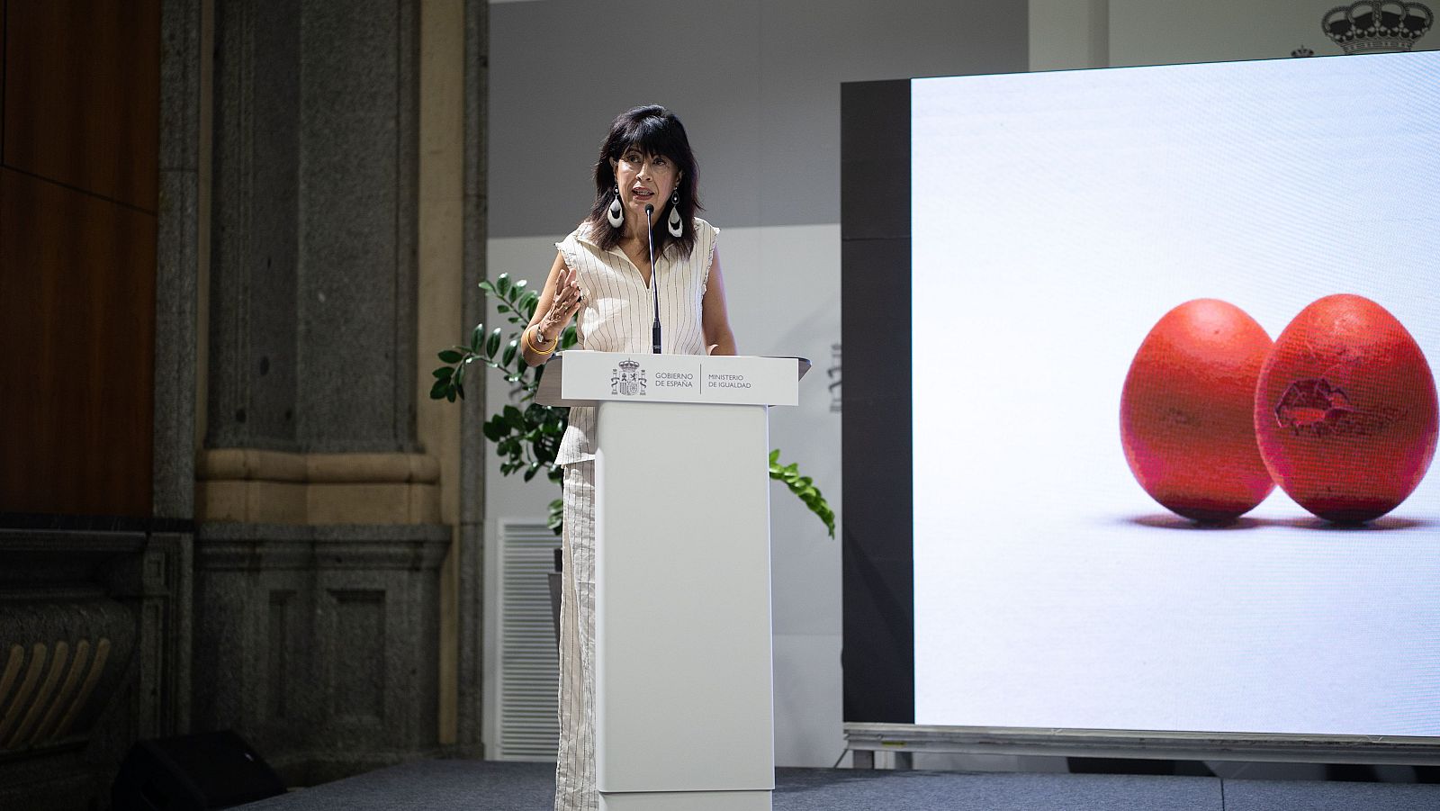 La ministra de Igualdad, Ana Redondo, presenta una campaña institucional sobre masculinidades