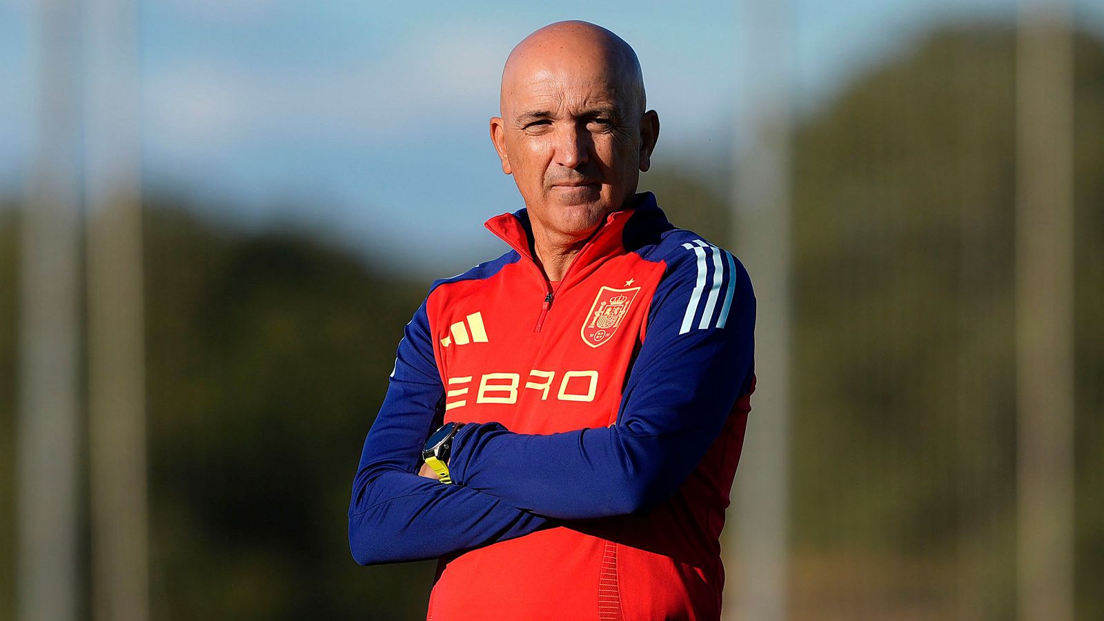 Imagen del seleccionador español sub-21, David Gordo (Alcalá de Henares, Madrid, 1970).