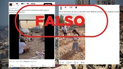 No es una niña fingiendo hambruna en Gaza, es un rodaje de un cineasta saudí