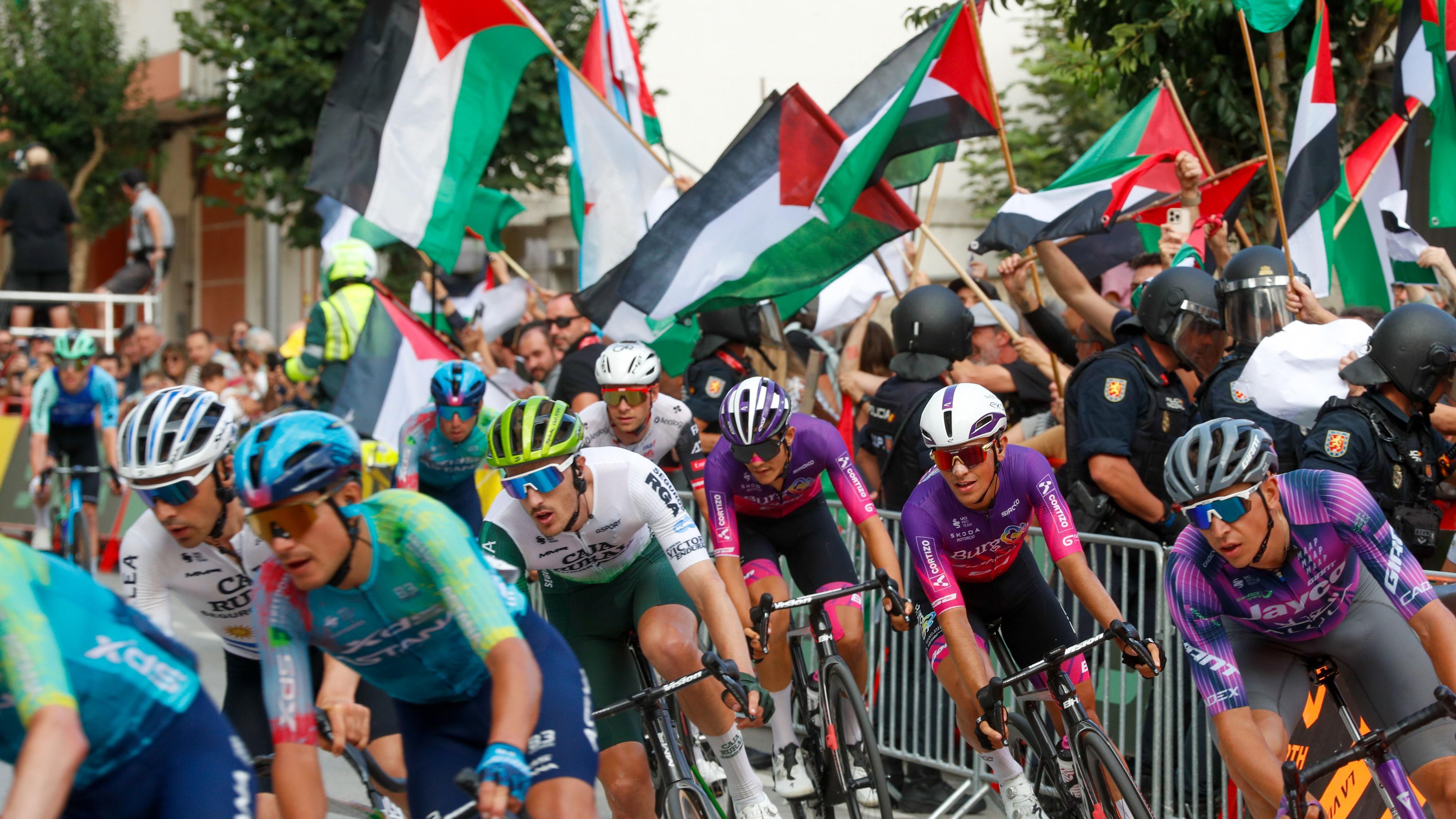 Madrid se blindará con un dispositivo especial para velar por la seguridad  de la Vuelta ante las protestas propalestinas