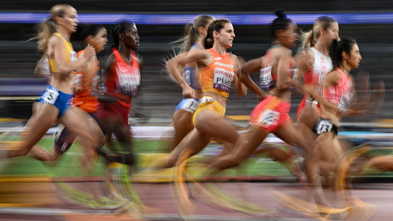 Marta Pérez, en los 1.500 del Mundial de Tokio