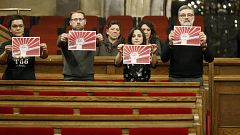 Los independentistas negociaron un pacto de investidura con proceso constituyente antes del pleno aplazado