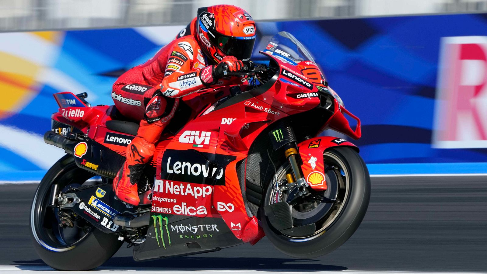 Marc Márquez, en los entrenamientos del Gran Premio de San Marino de MotoGP