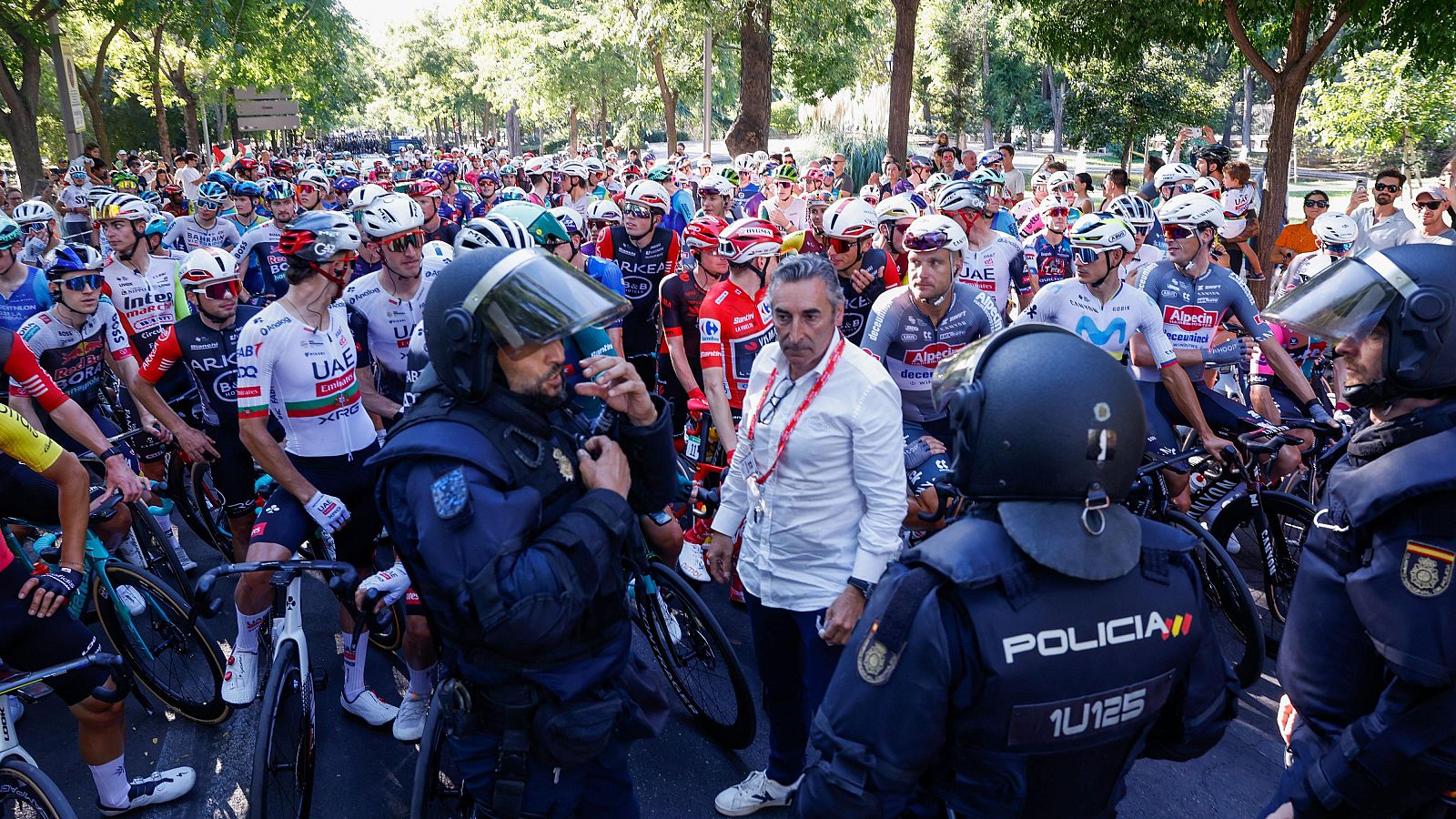 Resumen de las protestas en la Vuelta a España del 14 de septiembre