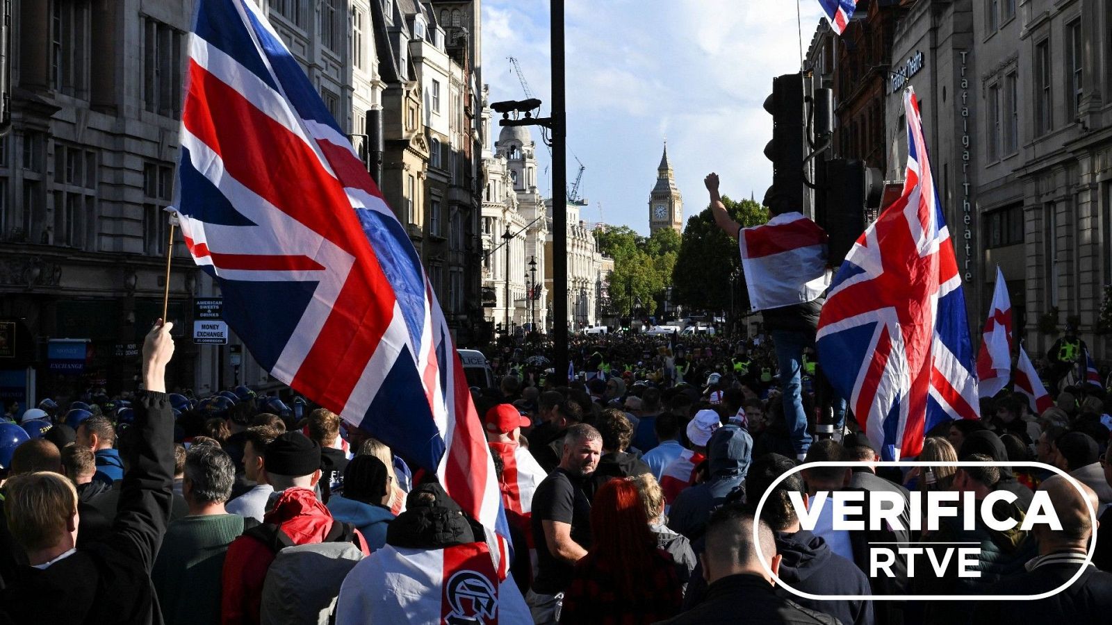 Bulos y desinformación sobre las protestas antiinmigración en Reino Unido