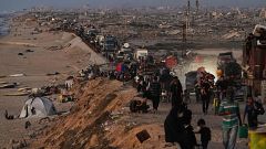 Más de 350.000 personas huyen de ciudad de Gaza ante los bombardeos y el avance de las tropas israelíes