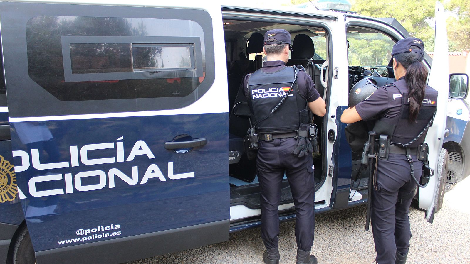 Imagen recurso de un furgón de la Policía Nacional