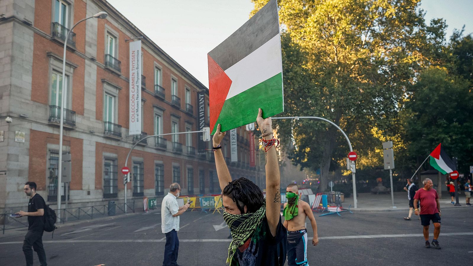Manifestación propalestina en Madrid