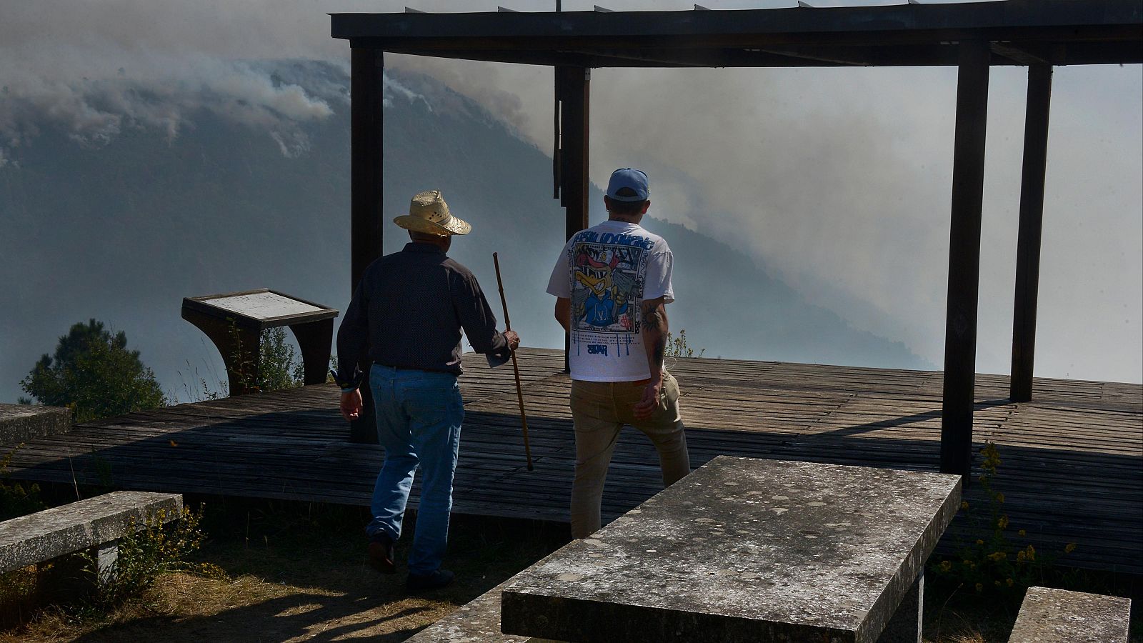 Incendio en Pantón, Lugo