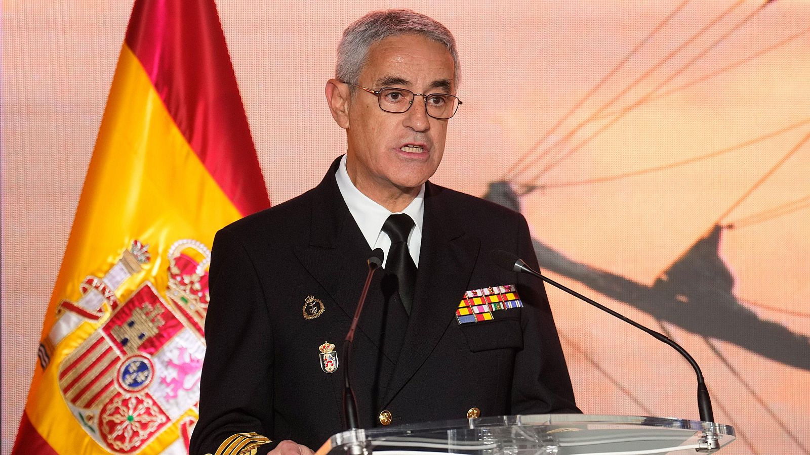 Antonio Piñeiro Sánchez, jefe del Estado Mayor de la Armada,