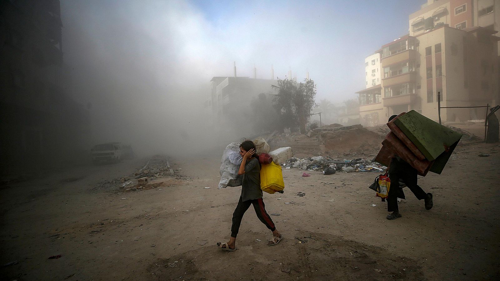 El Ejército israelí introduce una tercera división de tanques en el interior de Ciudad de Gaza