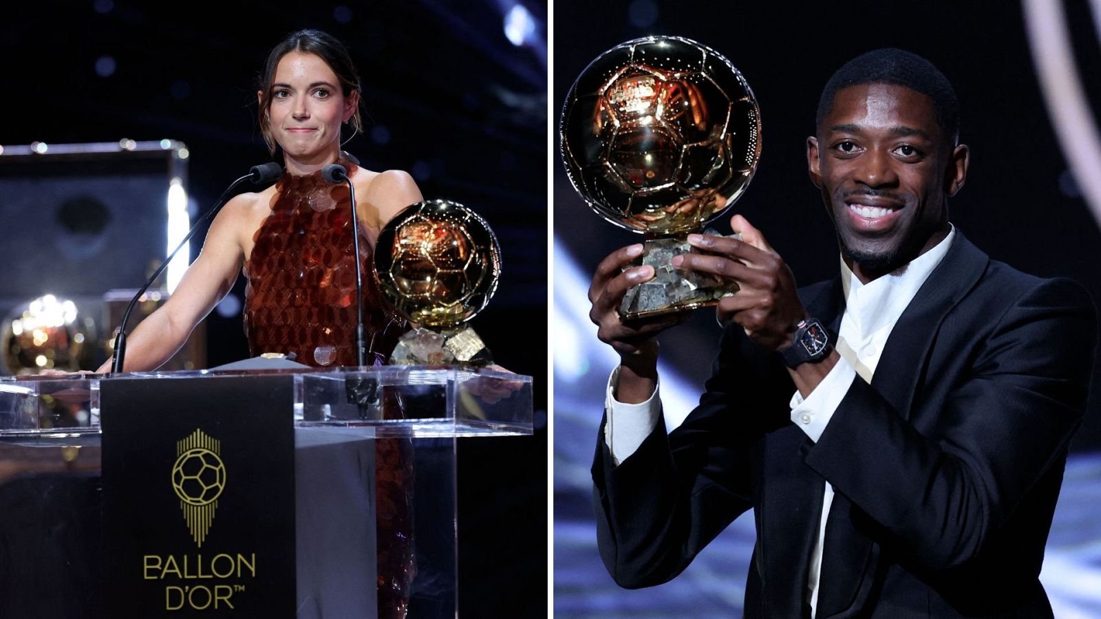 Aitana Bonmatí y Ousmane Dembélé conquistan el Balón de Oro 2025