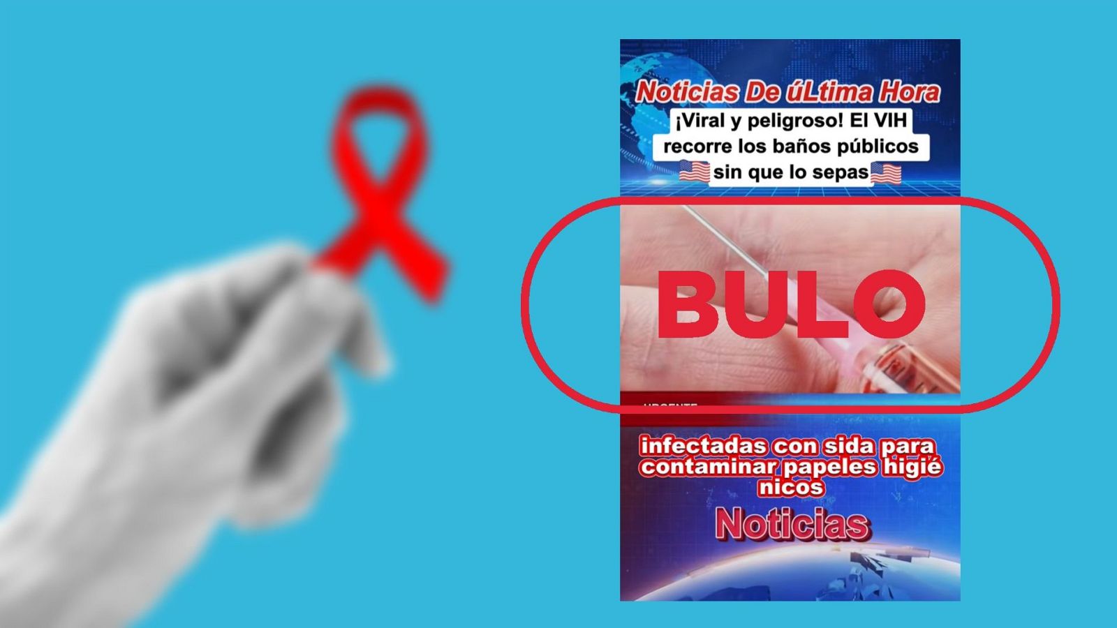 Es un bulo que el VIH se transmita a través del papel higiénico