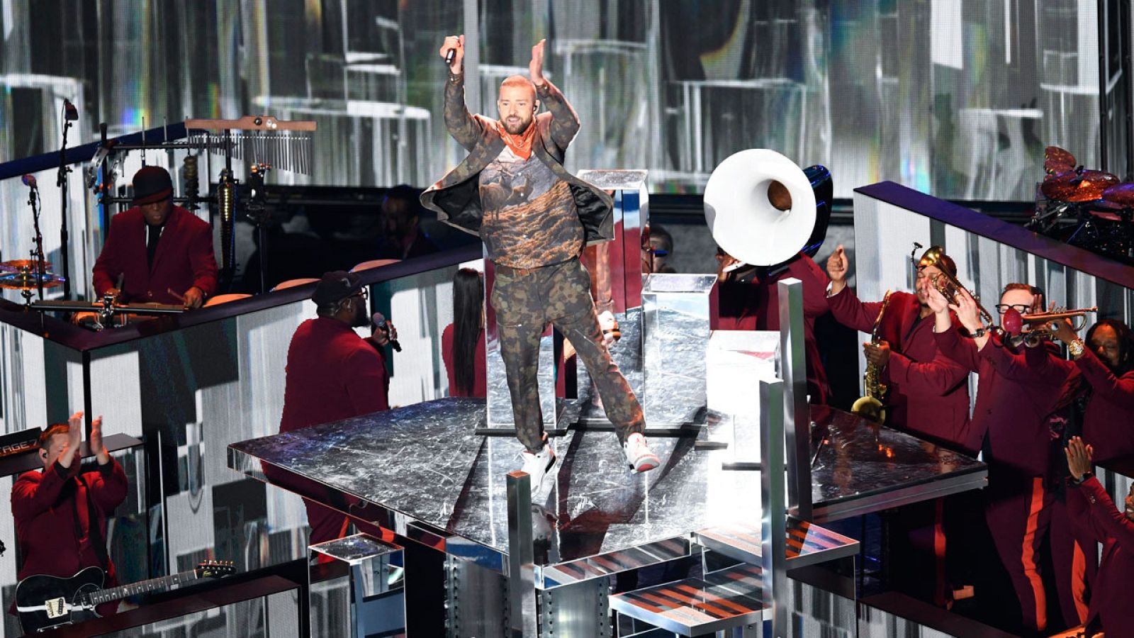 Justin Timberlake hace renacer a Prince en el descanso de la Super Bowl