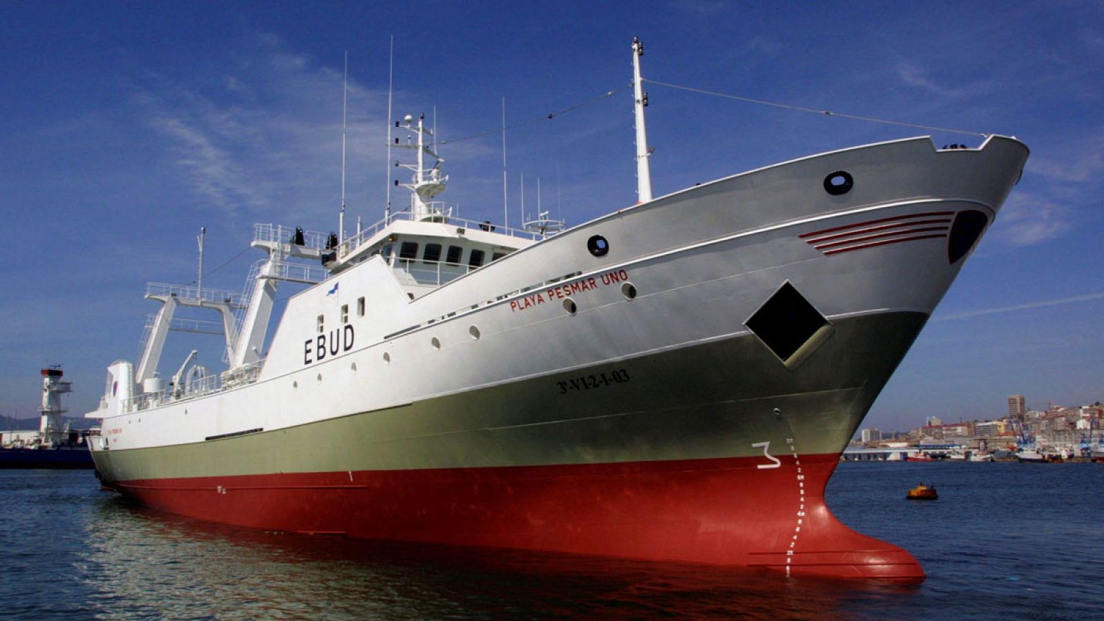 Imagen de archivo del buque congelador 'Playa de Pesmar Uno'