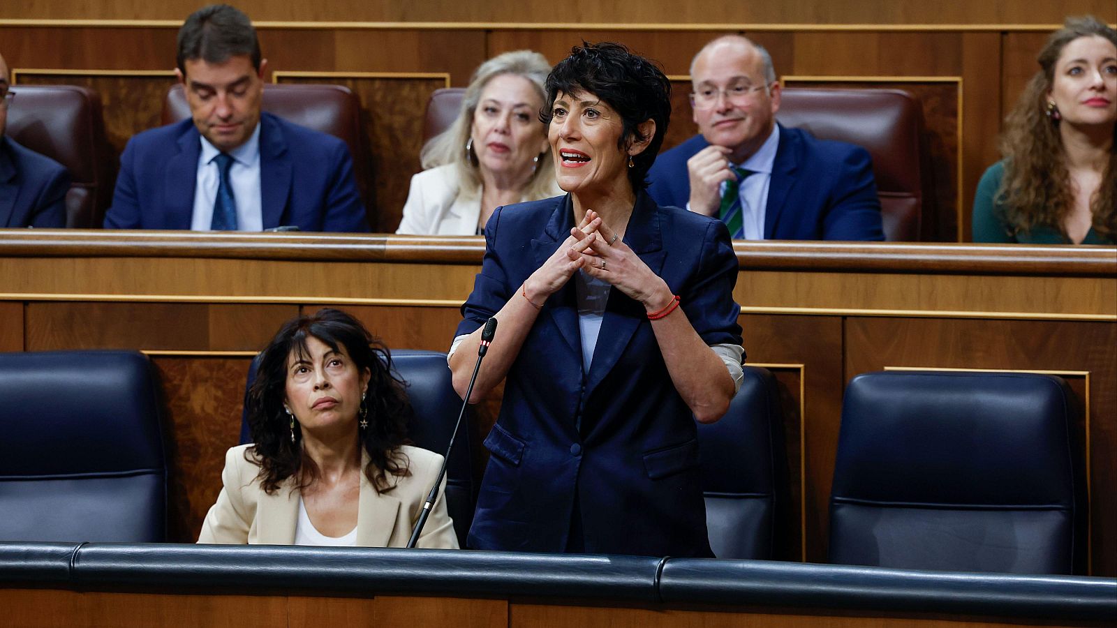 La ministra de Inclusión, Seguridad Social y Migraciones, Elma Saiz