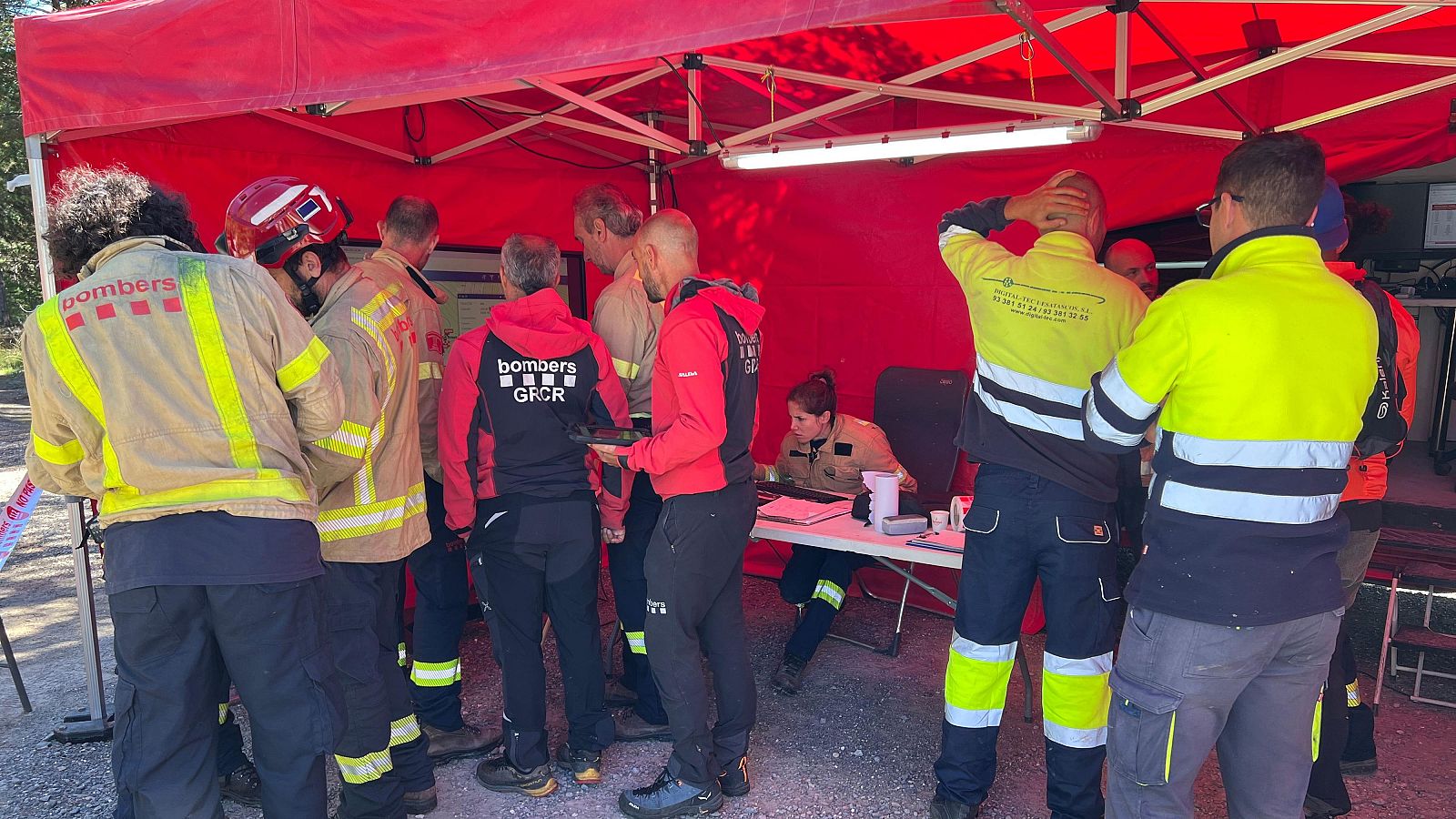 Treballs de recerca del boletaire desaparegut al Coll de Bóixols