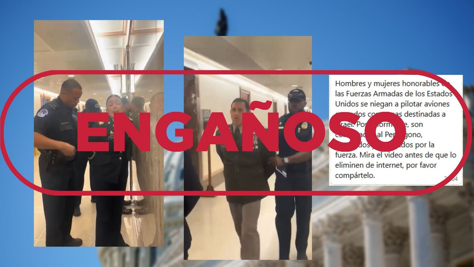 No son militares detenidos por negarse a transportar armas a Israel