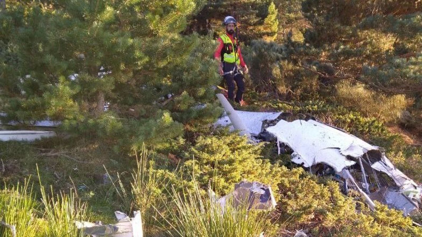 Muere en un accidente el piloto de una avioneta en la vertiente segoviana de Peñalara