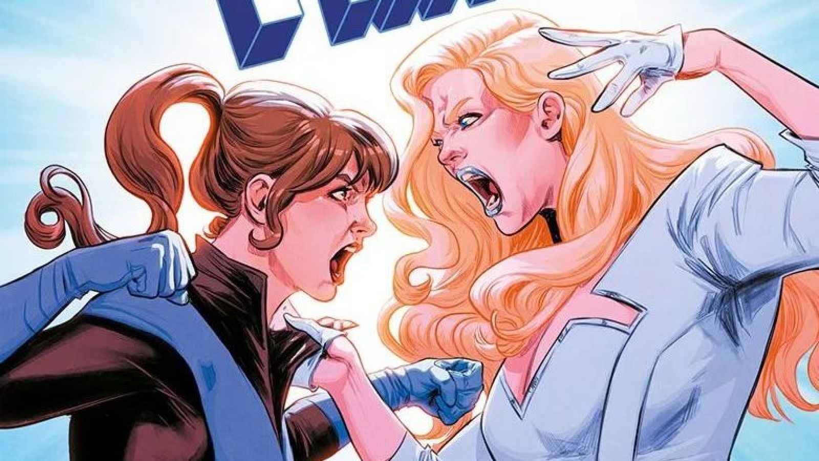 Detalle de una portada de 'Excepcional Patrulla-X' de Carmen Carnero