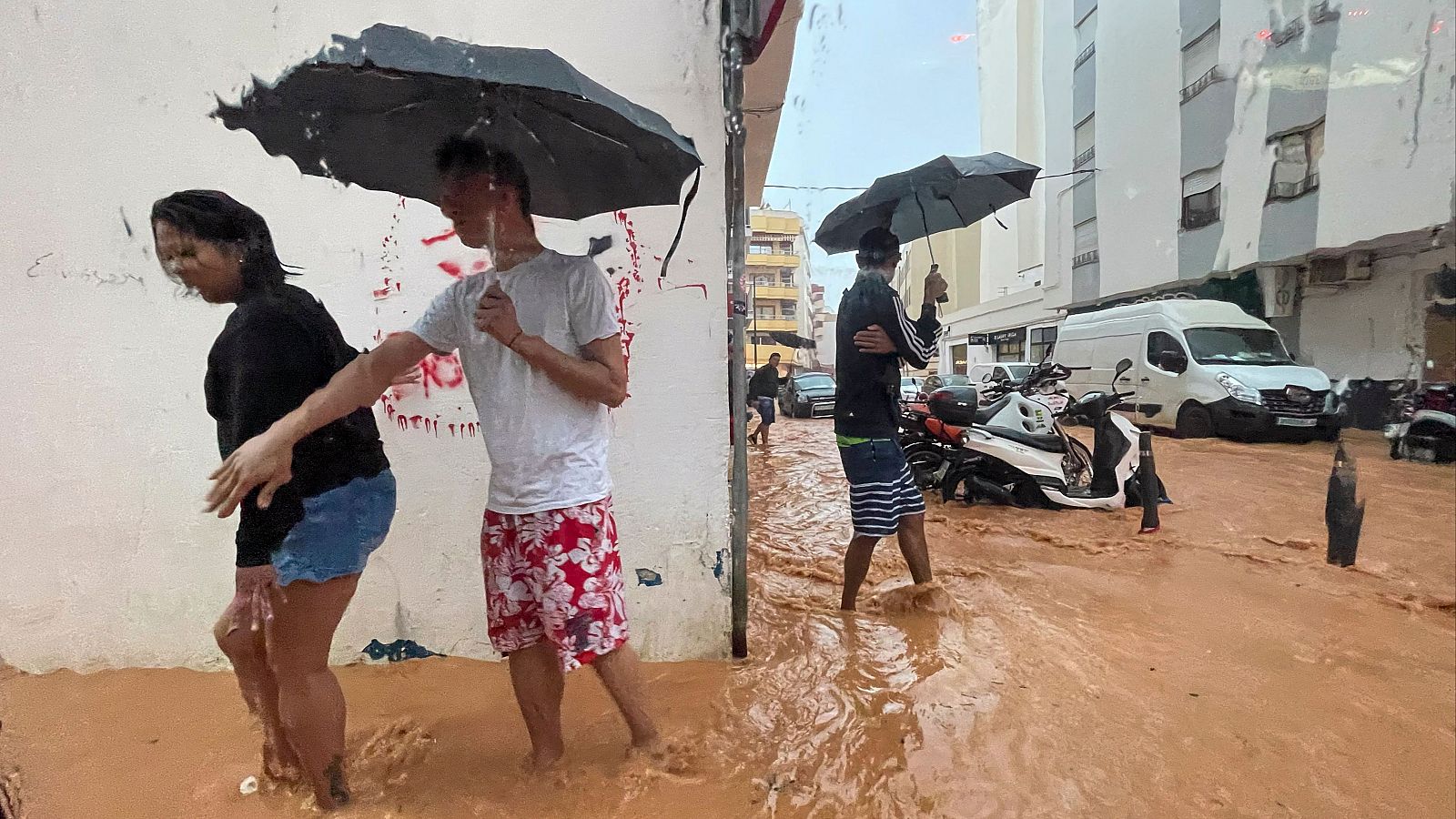 En directo, lluvias extremas en España.