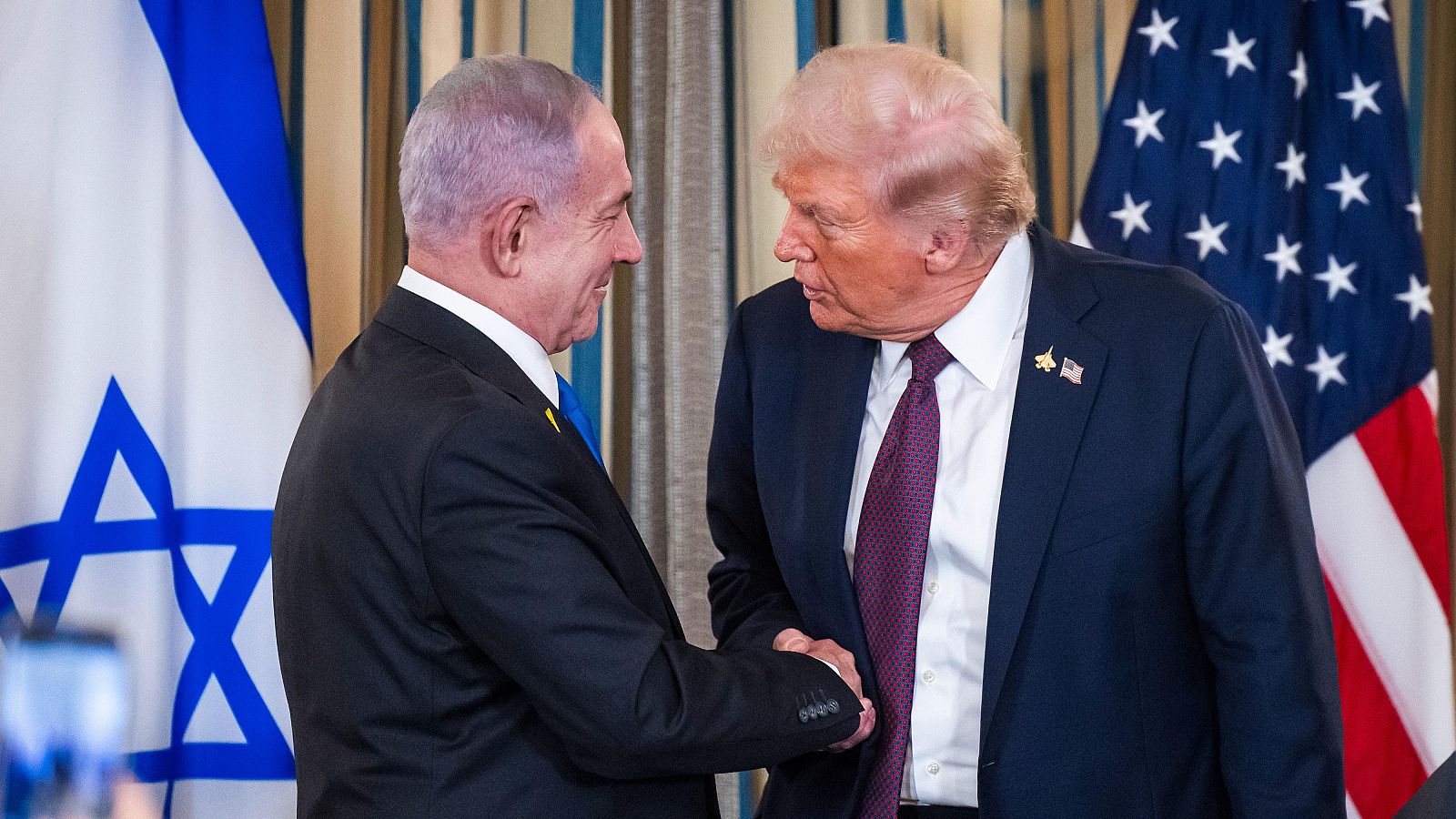 Netanyahu niega haber acordado con Trump la posible creación de un Estado palestino: "Rotundamente no"