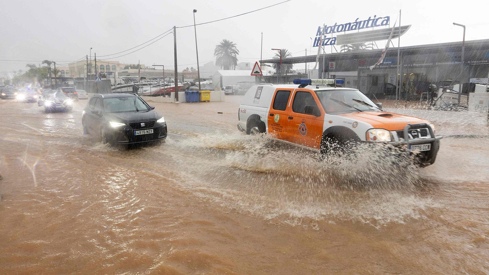 La jornada del martes ha sido especialmente complicada en las islas de Ibiza y Formentera.