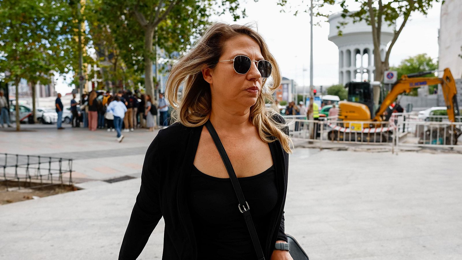 Cristina Álvarez, asesora de Begoña Gómez en Moncloa, llega a los juzgados de Plaza de Castilla en Madrid