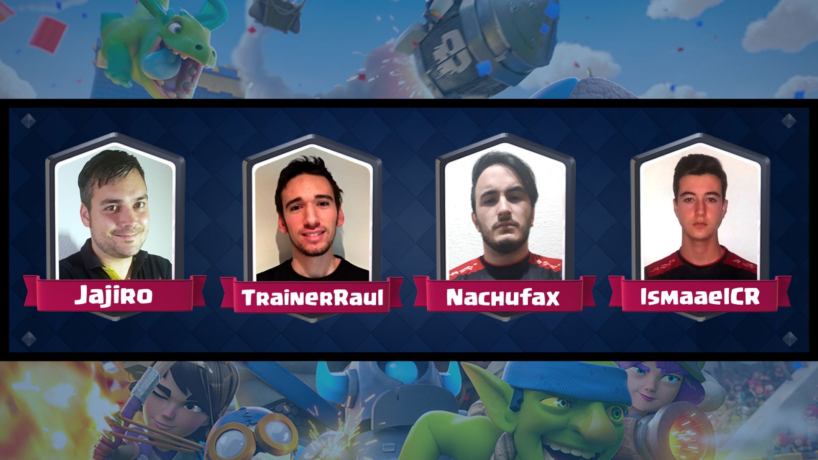 Conoce mejor a los ganadores del segundo clasificatorio de RTVE Clash Royale Championship