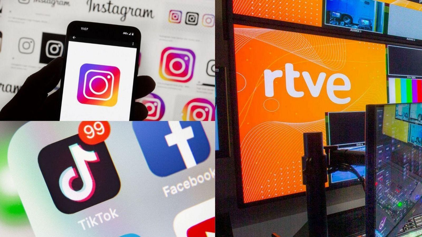 Fotomontaje de redes sociales de RTVE