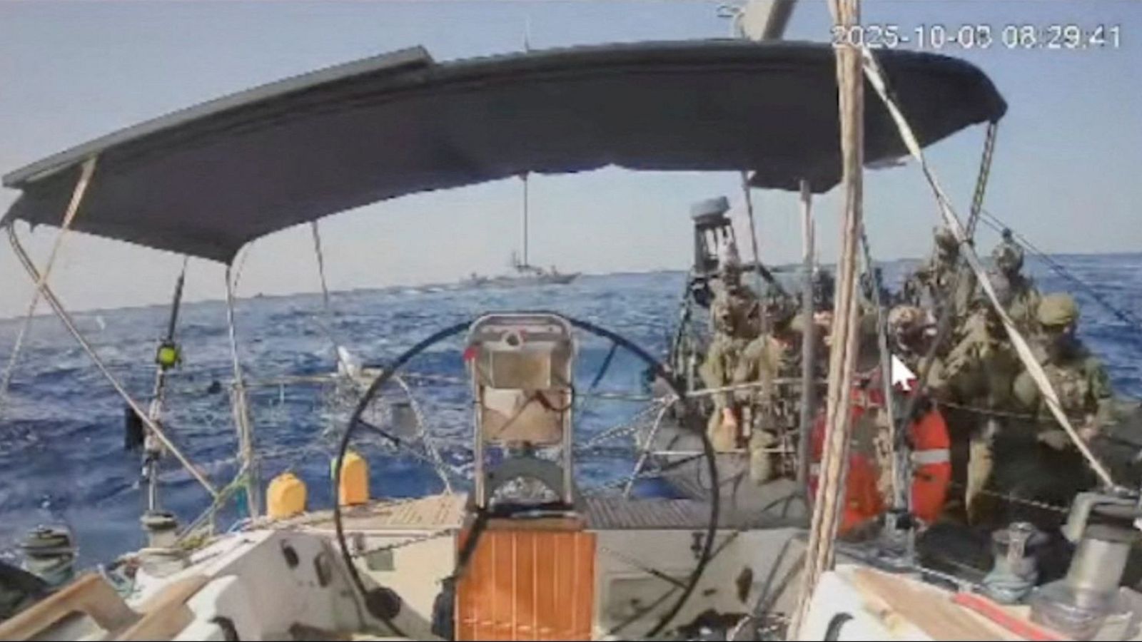 Israel intercepta el Marinette, el último barco de la flotilla que navegaba rumbo a Gaza
