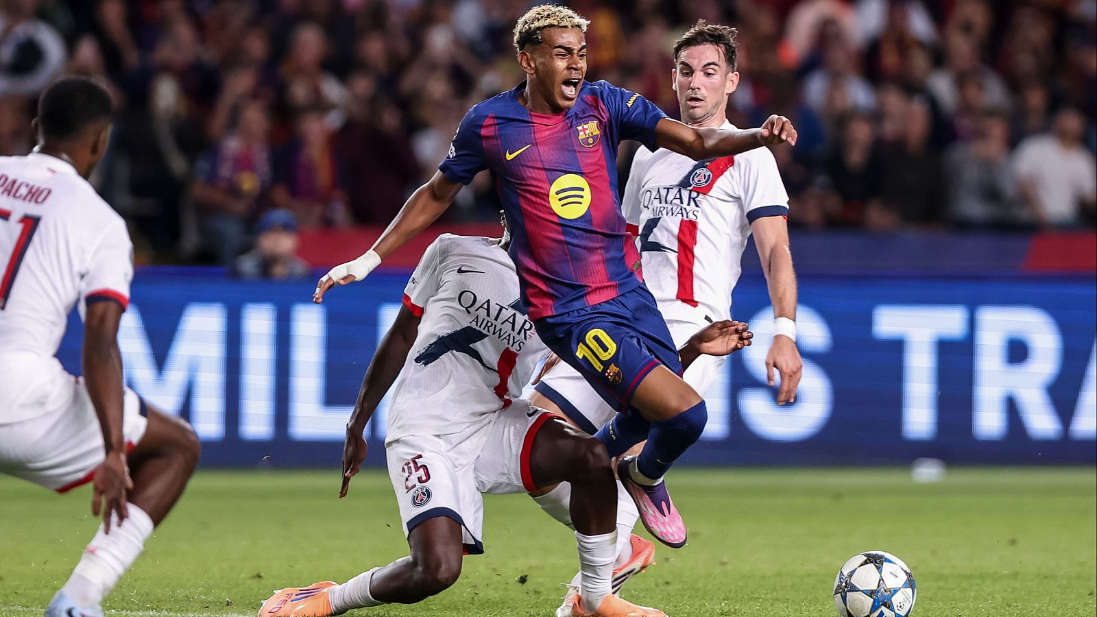 Lamine Yamal recae de su lesión en el pubis y se perderá el partido contra el Sevilla y los partidos de España