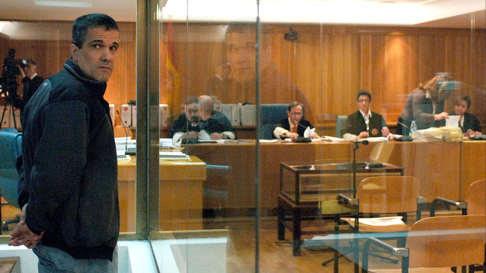 El etarra Gadafi en la Audiencia Nacional durante un juicio por el asesinato de un guardia civil