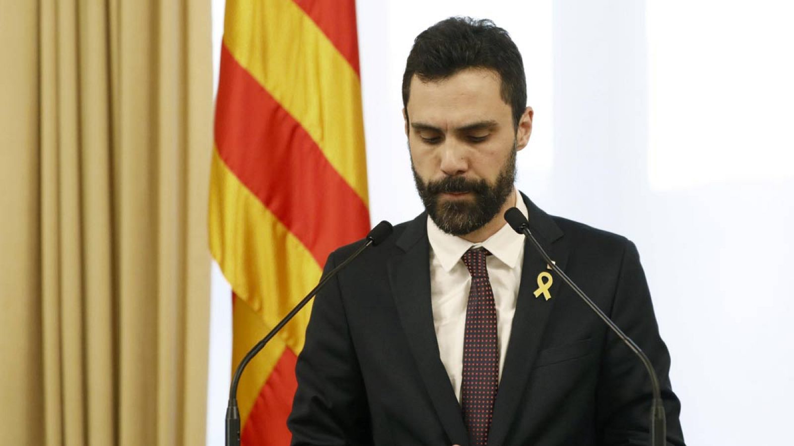 Roger Torrent, presidente del Parlament de Cataluña