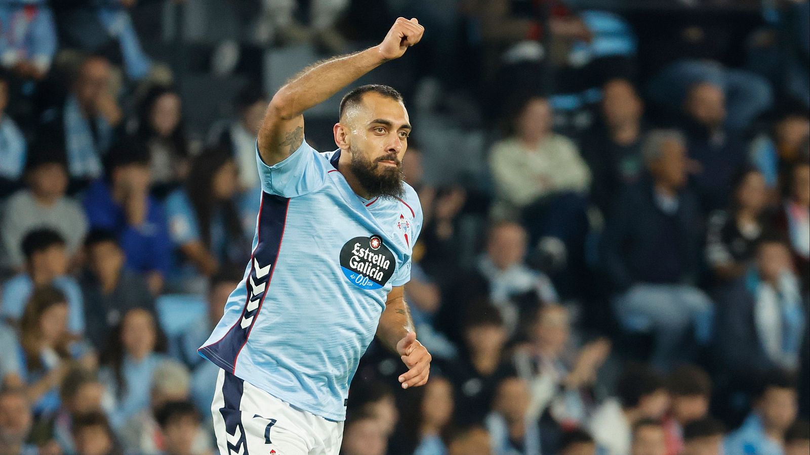 Borja Iglesias lleva seis goles con el Celta esta temporada.