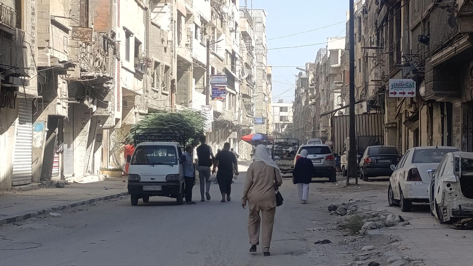 La vida vuelve al campo de refugiados de Yarmouk