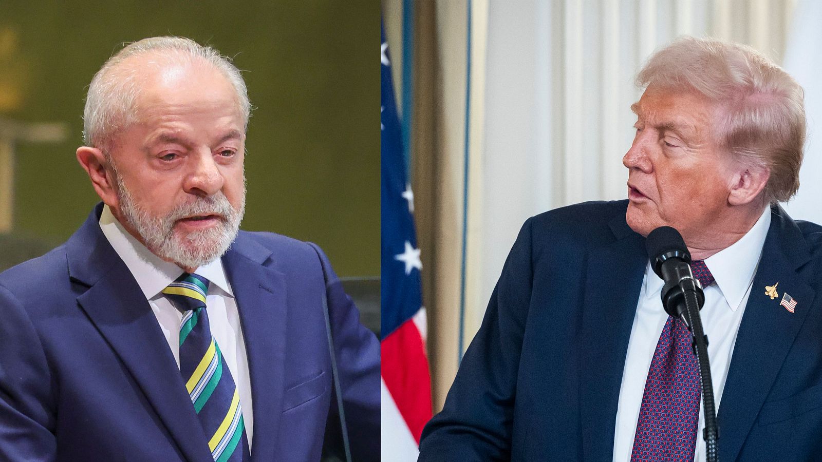 El presidente de Brasil, Lula, mantiene una videoconferencia con Trump para revisar las sanciones a Brasil