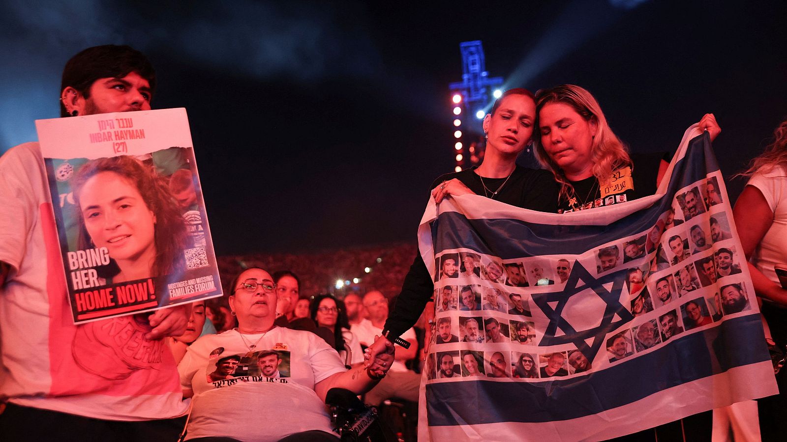 Conmmoración en Tel Aviv de las víctimas del 7 de octubre