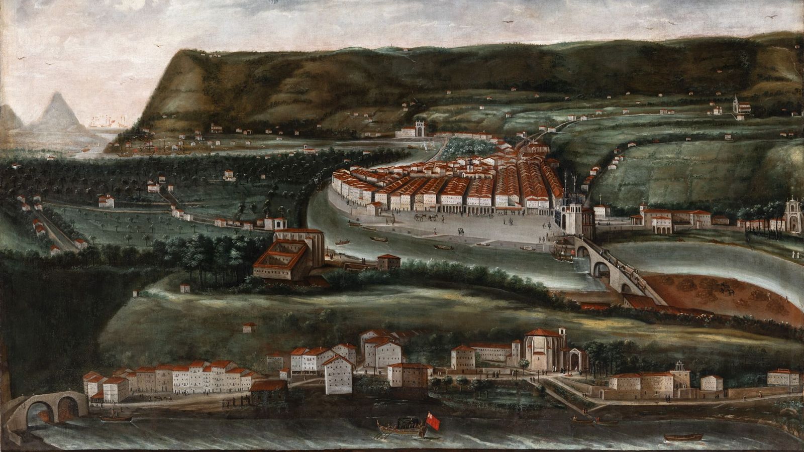 Un cuadro desvela cómo era Bilbao en el siglo XVII