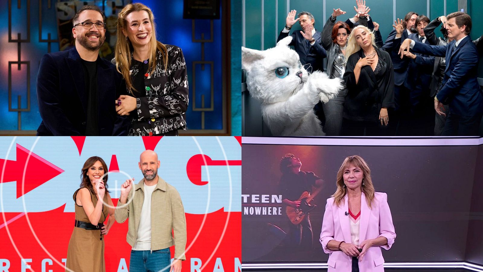 Fotomontaje de los programas con más audiencia del martes 7 de octubre de 2025