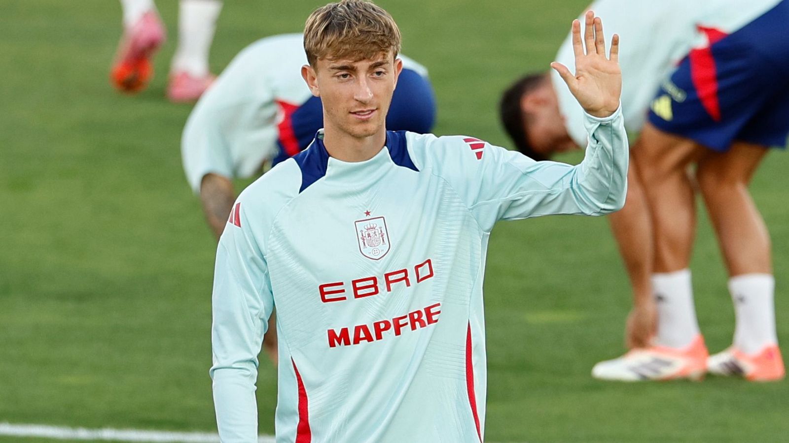 Dean Huijsen, con la selección española