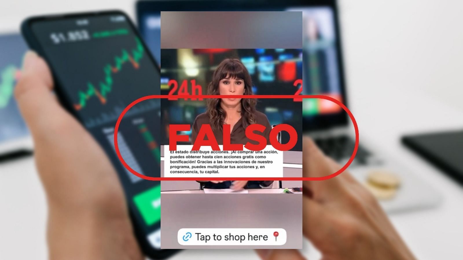 RTVE no promociona una plataforma de inversiones en este vídeo