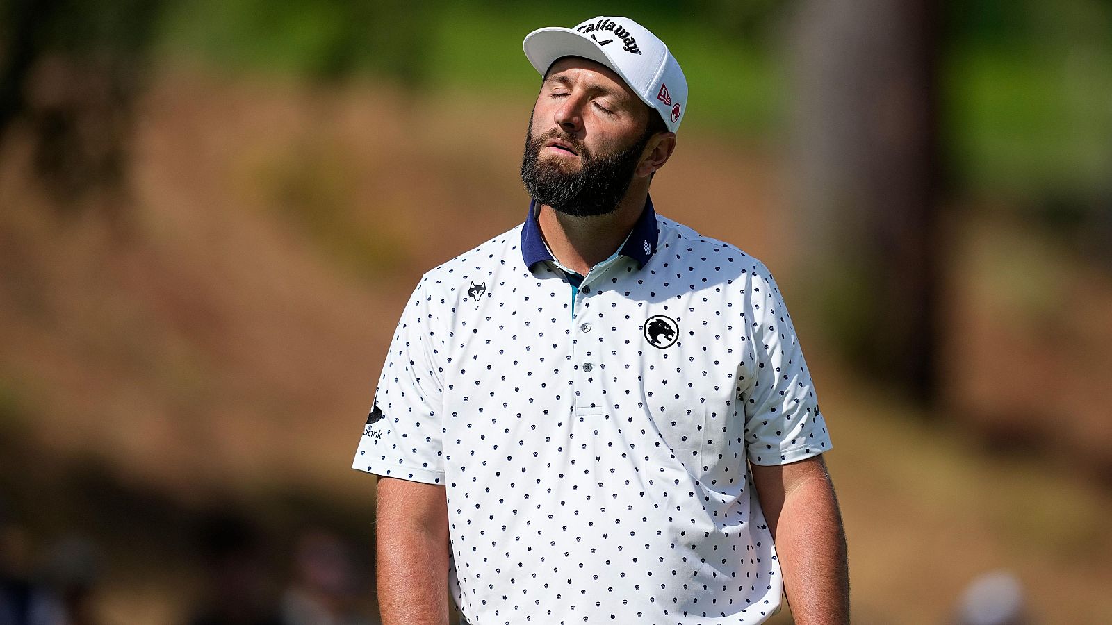 Jon Rahm, en el Club de Campo Villa de Madrid, en la primera jornada del Open de España de golf 2025