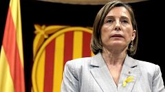 Forcadell afirmó ante el juez que no proclamó "nada" y que leyó lo que le dijo Torrent