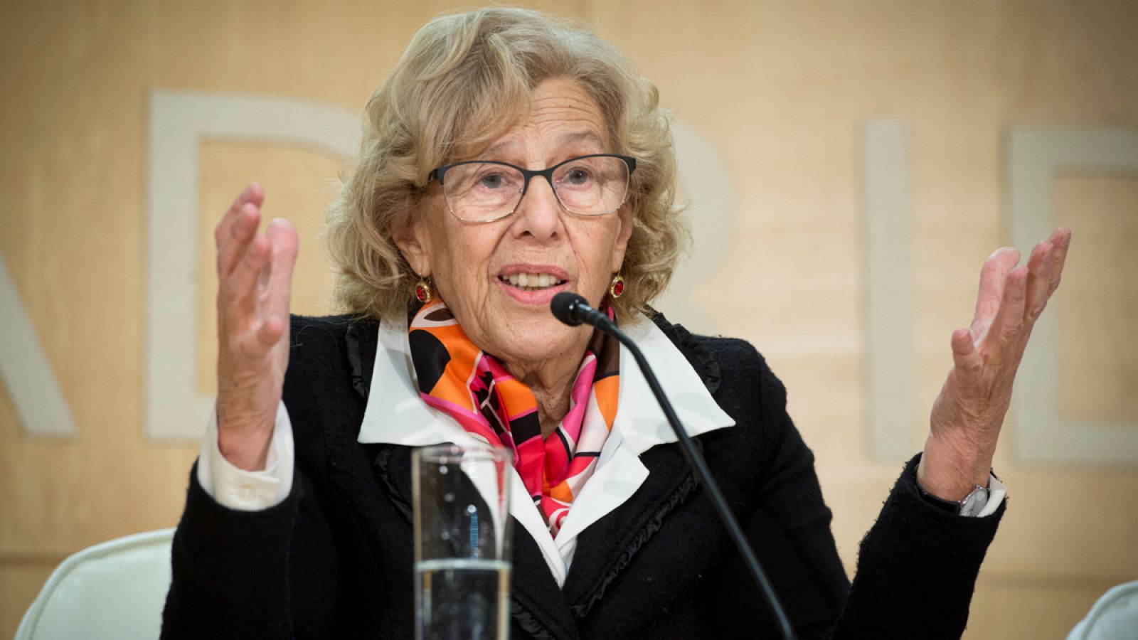 La alcaldesa de Madrid, Manuela Carmena, en una imagen de archivo