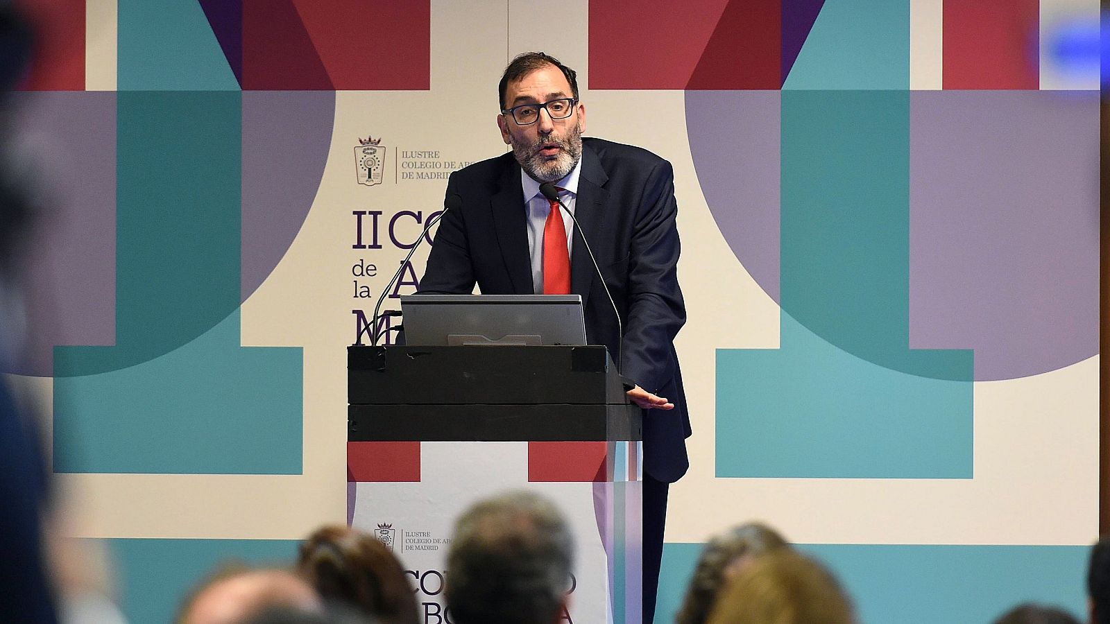 El juez de la Audiencia Nacional Eloy Velasco participa en una mesa redonda