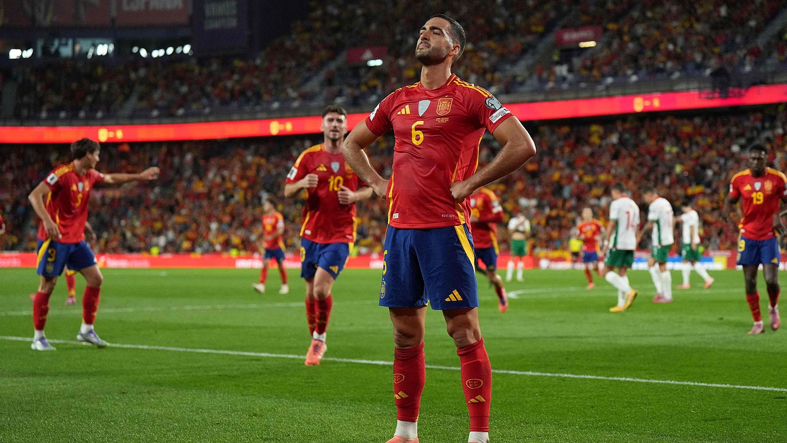 La Selección Española goleó a Bulgaria