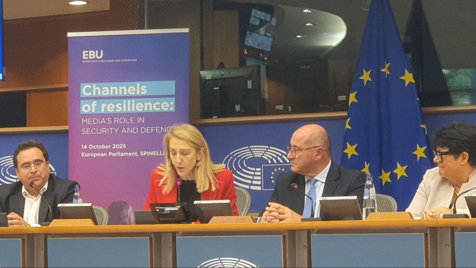 El director de Política Audiovisual y Servicio Público de RTVE, Javier Sánchez Pérez, ha participado en el encuentro