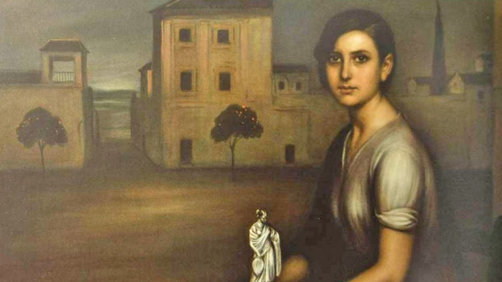 Cuadro  'La niña de la tanagra' de Julio Romero de Torres